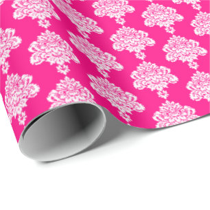Shock rosa   Vit skugga Papper Presentpapper