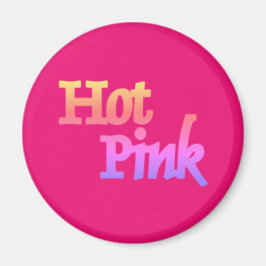 Shock rosa w namn magnet
