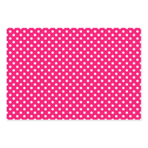 shock rosa White Polka Dot Rand