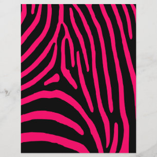 Shock rosa Zebra ränder
