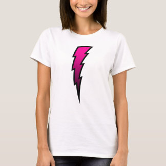Shock rosablixt kasta i sig tee shirt