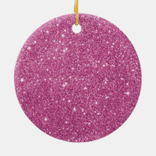 Shock rosaglitterSparkles Julgransprydnad Keramik