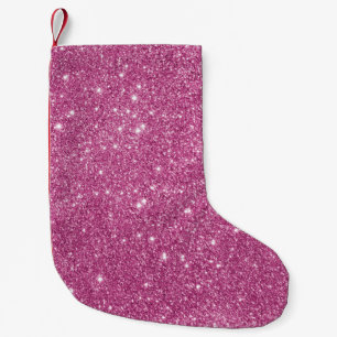 Shock rosaglitterSparkles Liten Julstrumpa