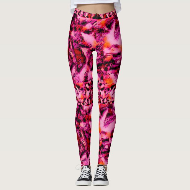 Shock rosaKandi ~ Philtres Leggings (Framsida)