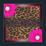 Shock rosaLeopardsweet sixteen Inbjudningar<br><div class="desc">Shock rosaLeopardsweet sixteen</div>
