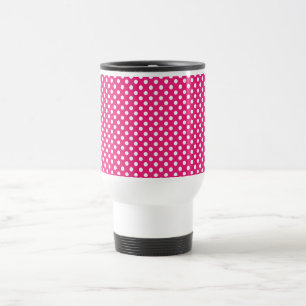 Shock rosapolkaen pricker den Retro travel mug Resemugg