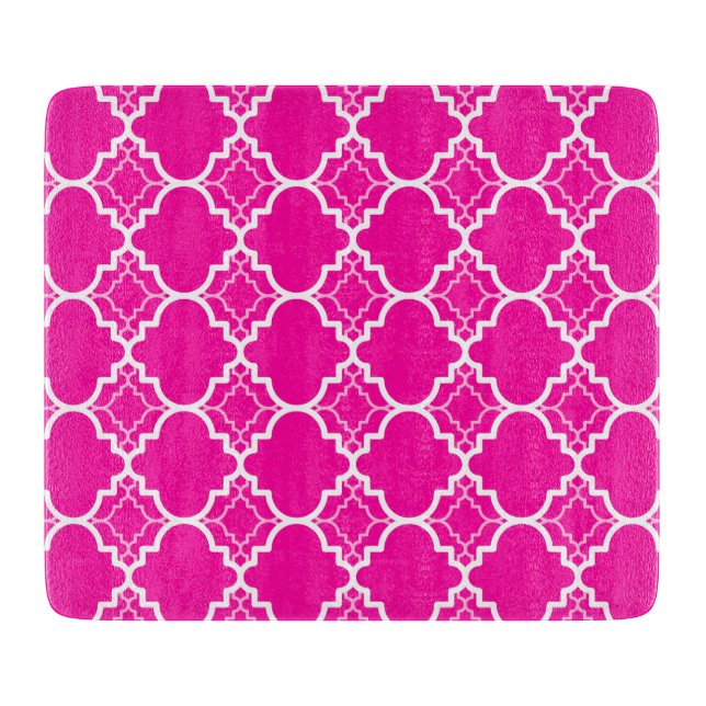 Shock rosaQuatrefoil geometriskt mönster (Framsidan)