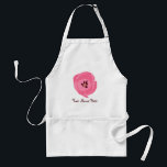 Shock rosatulpanförkläde förkläde<br><div class="desc">Ett förkläde som presenterar en illustration av en shock rosatulpan.  Personifiera med din text under tulpan.  Sök efter att matcha objekt på Jills Paperie.</div>