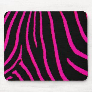 Shock rosazebra tryck musmatta