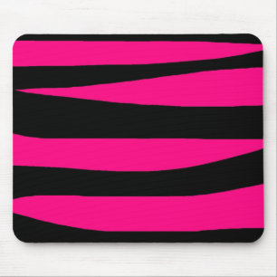Shock rosazebra tryck musmatta