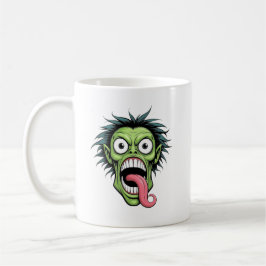 Shock Scream Monster Halloween Kaffemugg