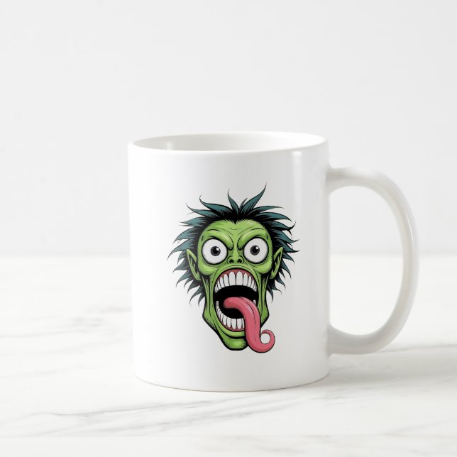 Shock Scream Monster Halloween Kaffemugg (Höger)