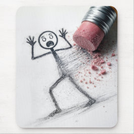 Shocked Stick Figure Man with Eraser Musmatta