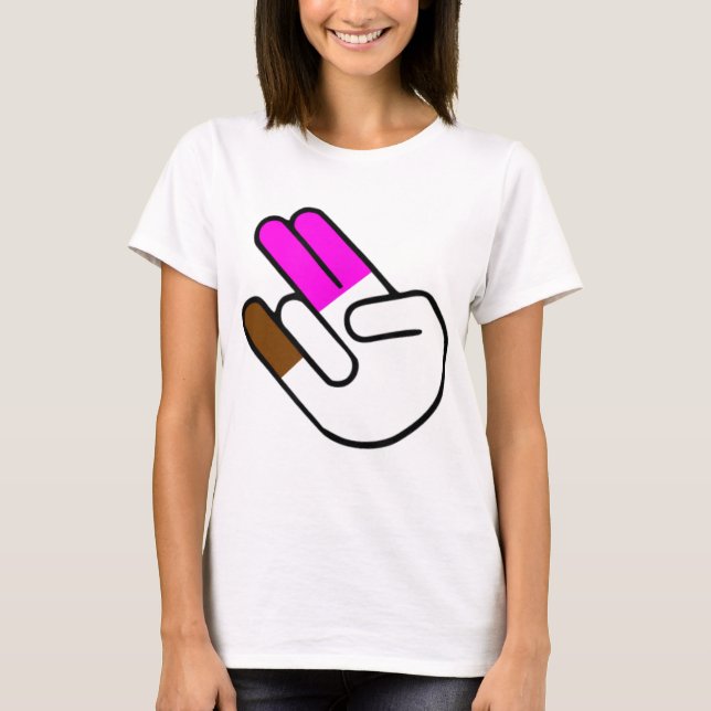 Shocker Two i Rosa One i Stink T Shirt (Framsida)