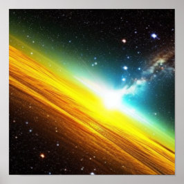 Shockwave från Guld i Space Poster