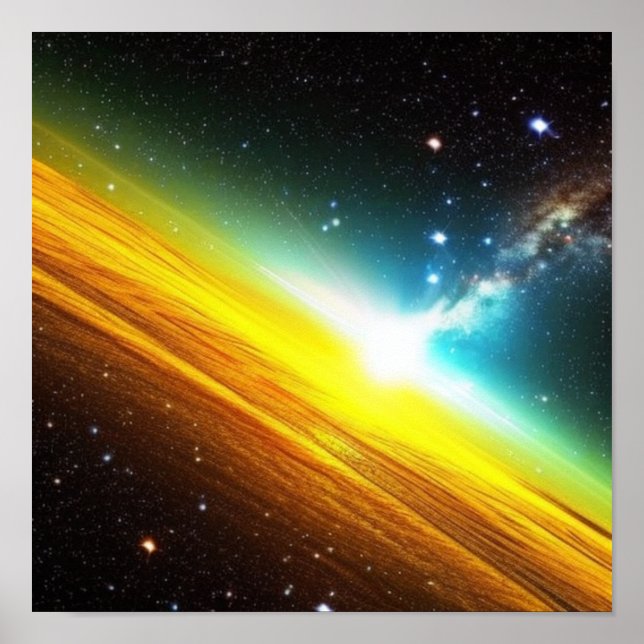 Shockwave från Guld i Space Poster (Framsidan)