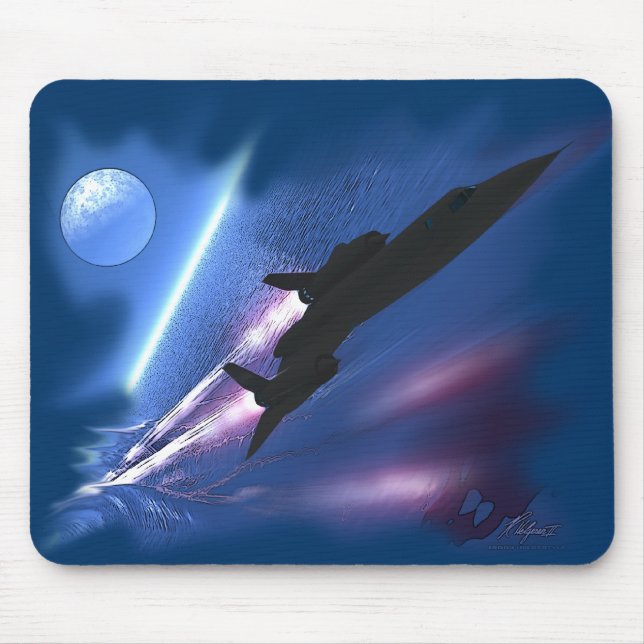 SHOCKWAVE II Aircraft Mousepad Musmatta (Framsidan)