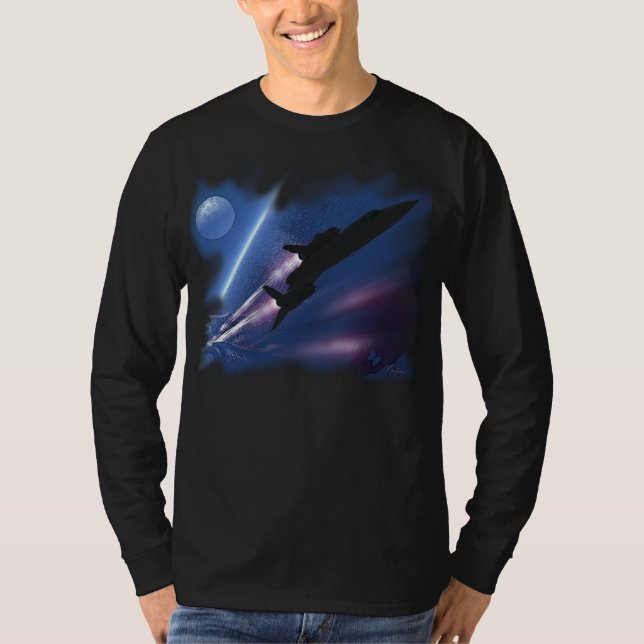 SHOCKWAVE II Mörk T-SHIRT (Framsida)