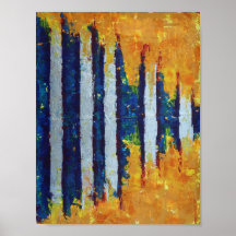 Shockwave modern contemporary abstrakt-målning