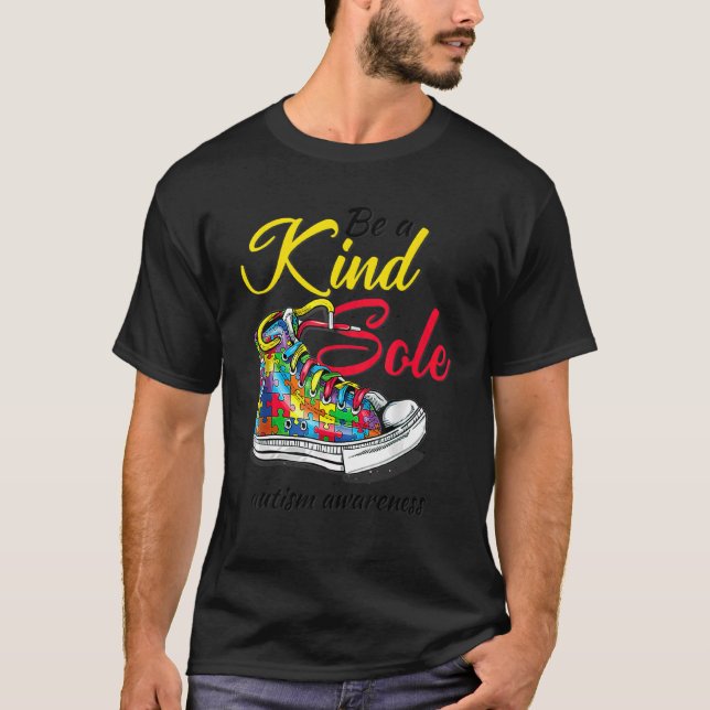 Shods Kind Sole Autism Awareness T Shirt (Framsida)