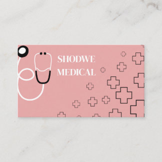 Shodwe Medical - Modern sjukvårds Branding Design Visitkort