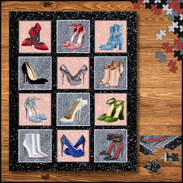 Shoe Älskare Dream Jigszle Puzzle Pussel