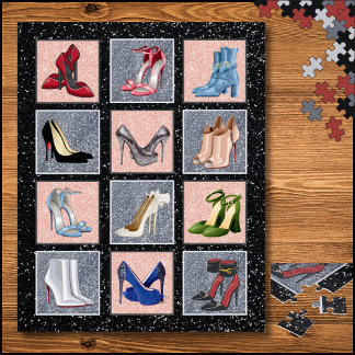 Shoe Älskare Dream Jigszle Puzzle Pussel