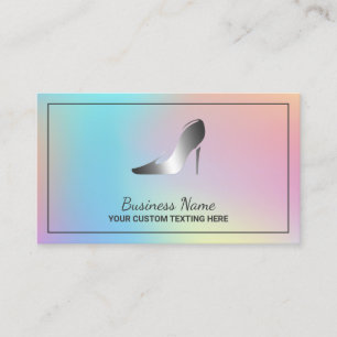 Shoe Boutique Hologram Visitkort