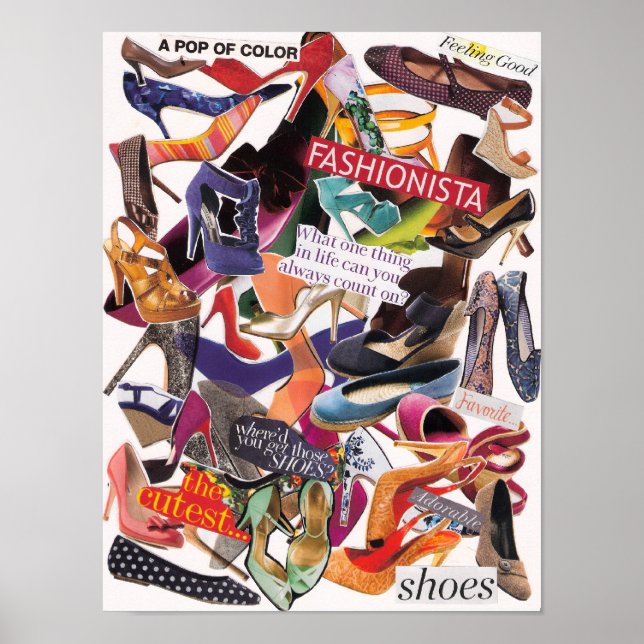 Shoe Collage Poster (Framsidan)