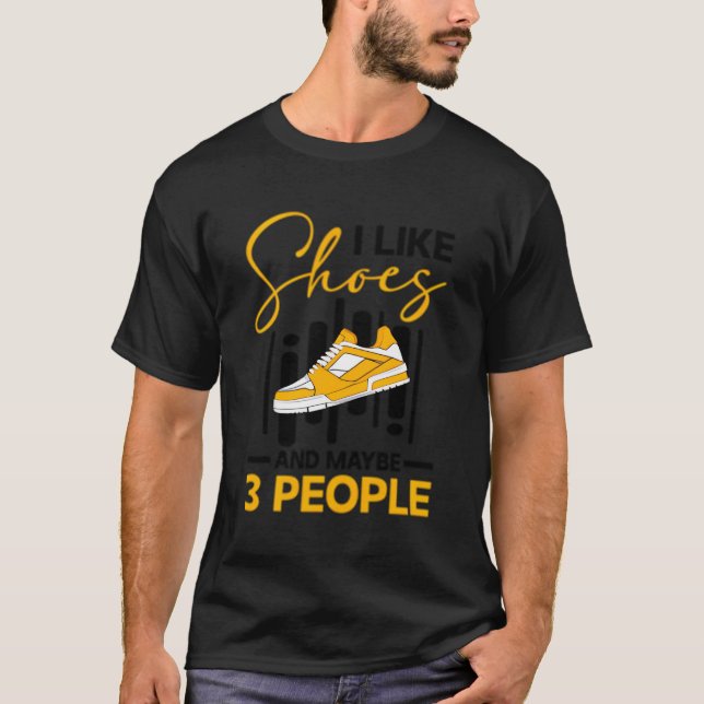 Shoe Collector Sneakerhead T Shirt (Framsida)