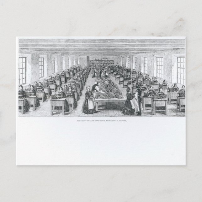 Shoe Factory Vykort (Framsida)