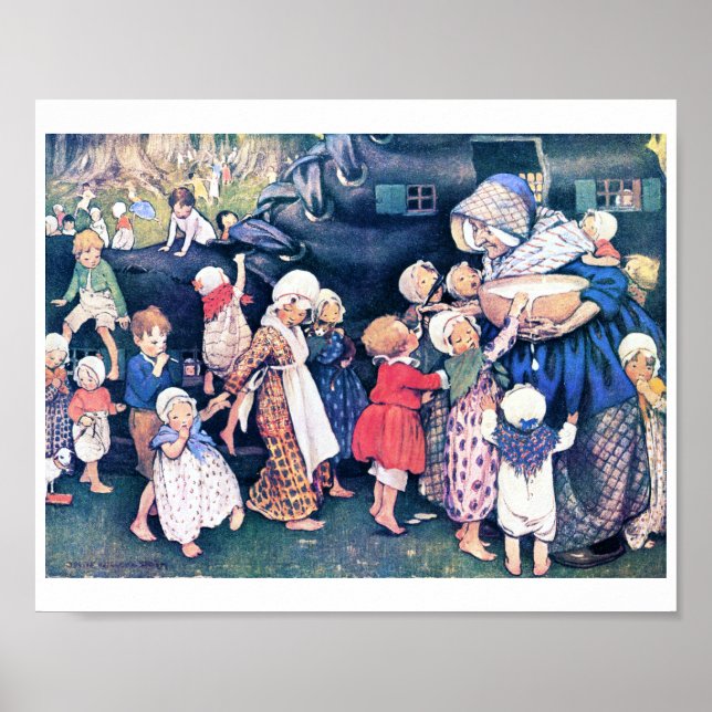 Shoe House, Jessie Willcox Smith Poster (Framsidan)