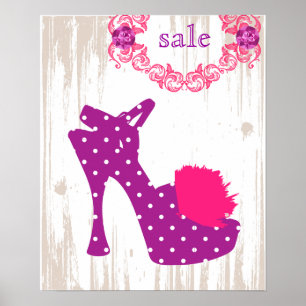 SHOE Poster Lila - MODE Poster