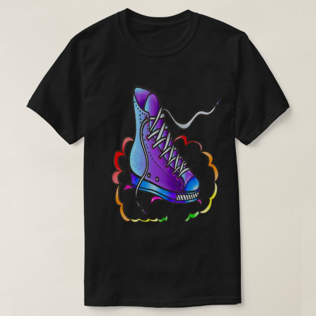Shoe Rainbow Woo  T Shirt (Design framsida)