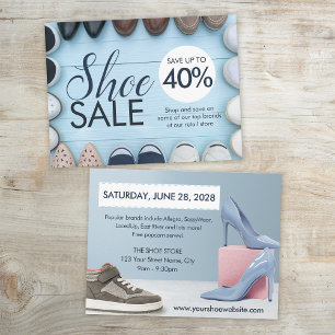 Shoe Sale   Detaljbutik   Rabattplatta kort