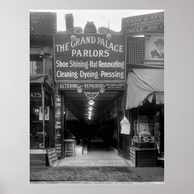 Shoe Shine Parlor, 1920-talet Poster (Framsidan)