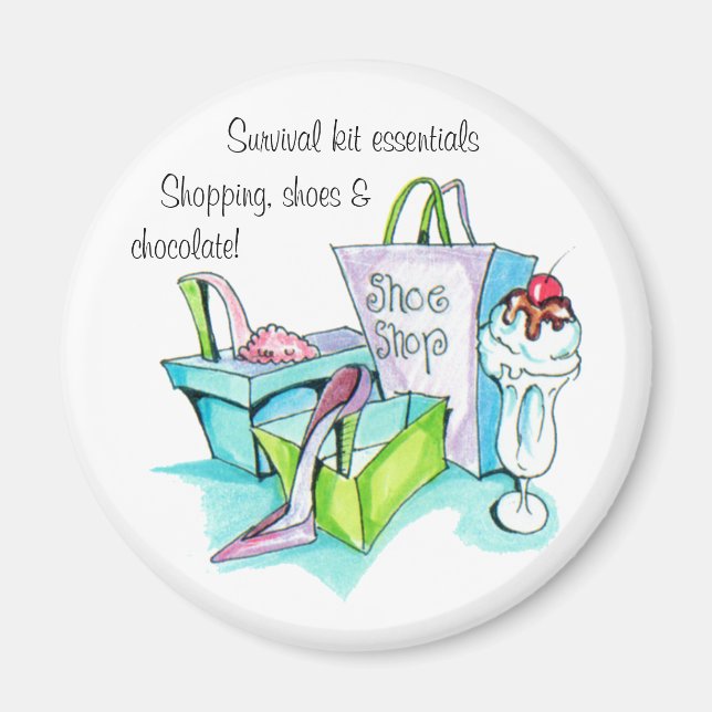 Shoe Shop Gifts Magnet (Framsidan)