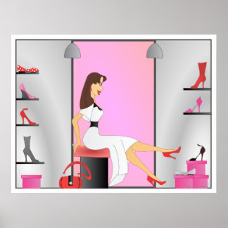 Shoe Shopping Poster