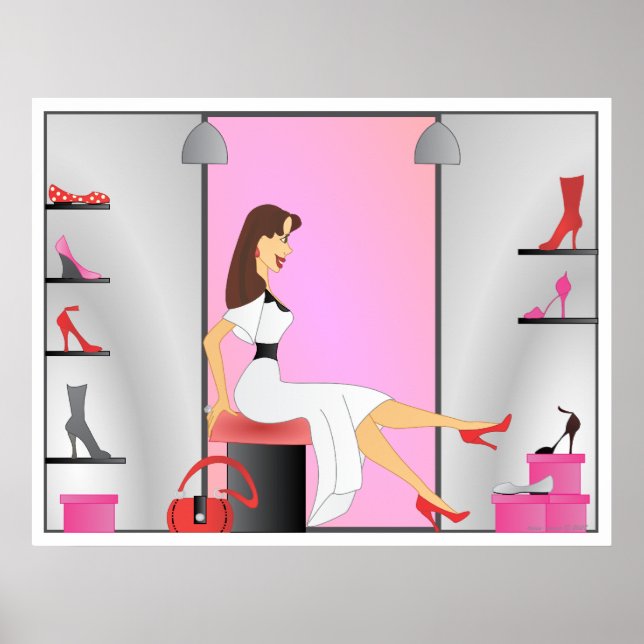 Shoe Shopping Poster (Framsidan)