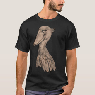Shoebill Illustration T Shirt