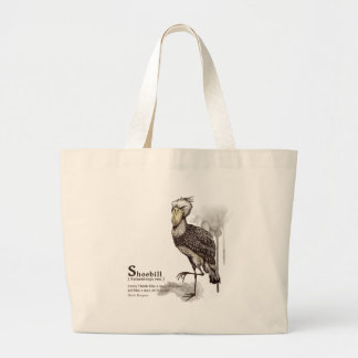 shoebill - mocha jumbo tygkasse