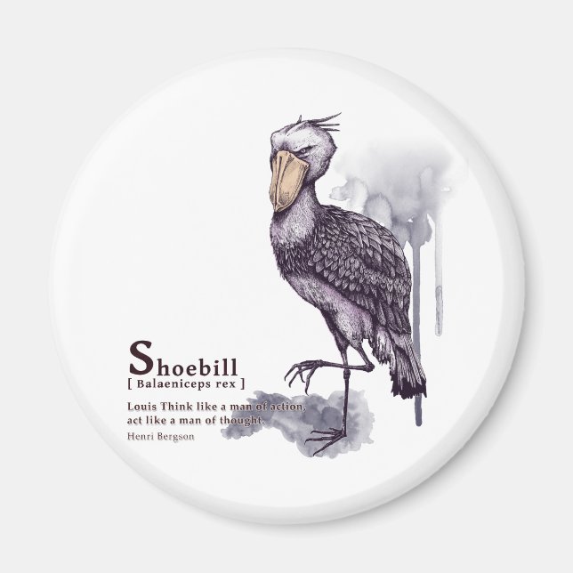 shoebill - plum magnet (Framsidan)