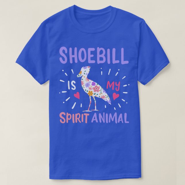 Shoebill Spirit Animal 3 T Shirt (Design framsida)