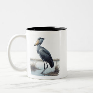 Shoebill Stork Två-Tonad Mugg