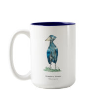Shoebill Stork Two-Tone Coffee Mugg