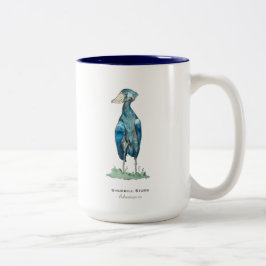 Shoebill Stork Two-Tone Coffee Mugg