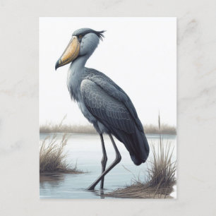 Shoebill Stork Vykort