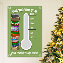 Shoebox Thermometer Poster - Grönt