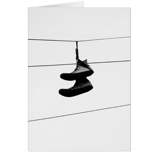 Shoefiti Hälsningskort (Framsidan)