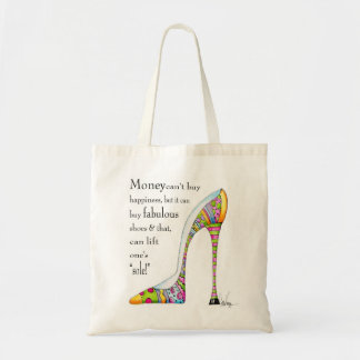 #Shoehumorn som #Uplifting skor humor hänger lös Tygkasse